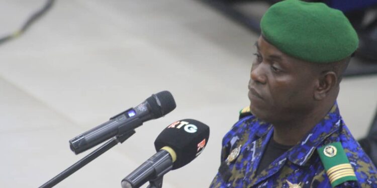 Procès du 28 septembre 2009: colonel Tamba Gabriel Diawara à la barre
