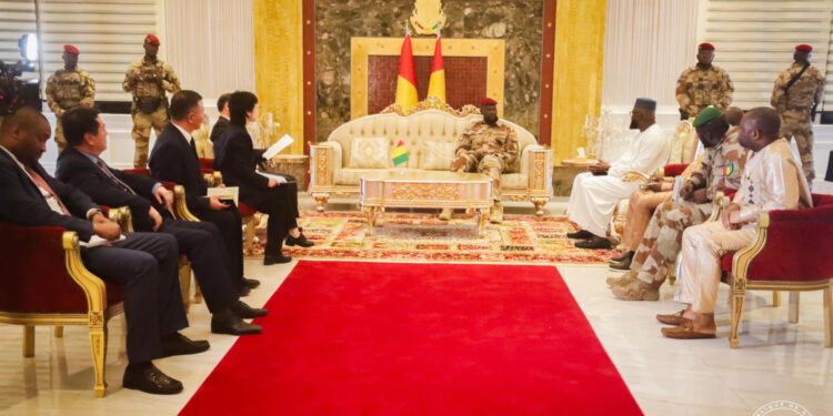 Guinée : le président du groupe China Baowu reçu en audience par le président de la transition 