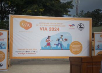 Guinée :Cérémonie de lancement de la 3ème édition du programme VIA 2024