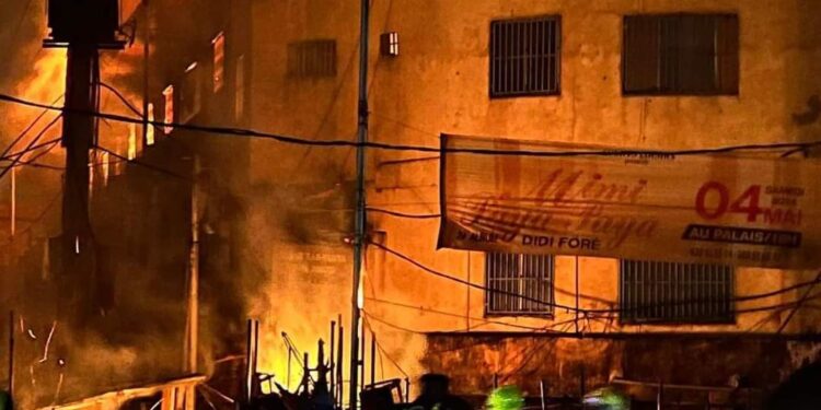 Matam/Madina : un grand incendie ravage plusieurs boutiques et magasins