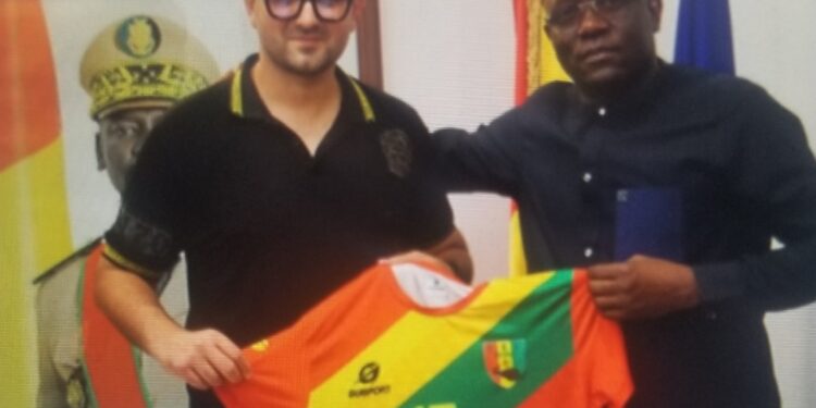 Gabriel Mohagheghi du réal Munster Beach Soccer reçu par le président FGF 