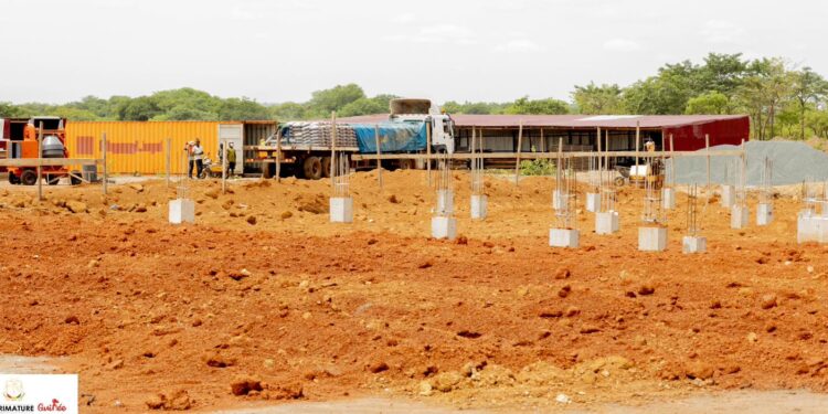 Kankan : le premier ministre visite le site de construction de l’aérogare régionale 