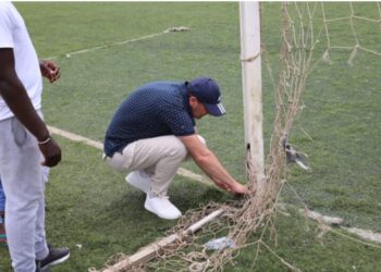 Cyrille Betemps, consultant infrastructures pour la FIFA, séjourne à Conakry