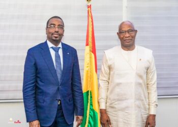Guinée : le 3ème vice-président de la CAF satisfait des travaux de modernisation des infrastructures sportives 