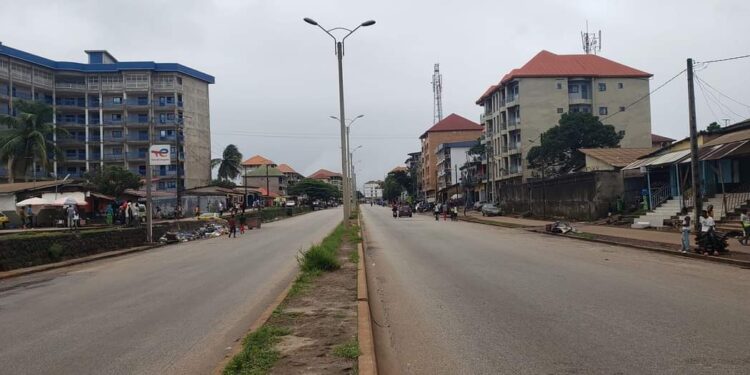 Conakry : la circulation perturbée à Koloma