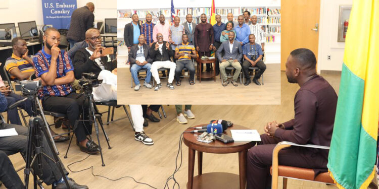 Ambassade des USA : l’approche 7-1-7 pour évaluer la santé publique fait l’objet de débats entre journalistes et docteur Zomahoun