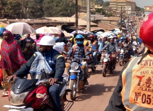 Kindia : les taxi-motos interdits de circuler à partir de minuit