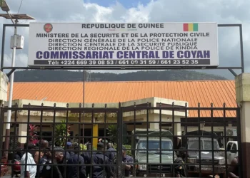 Coyah : la police présente l&rsquo;assassin de Mohamed Sylla à la presse 