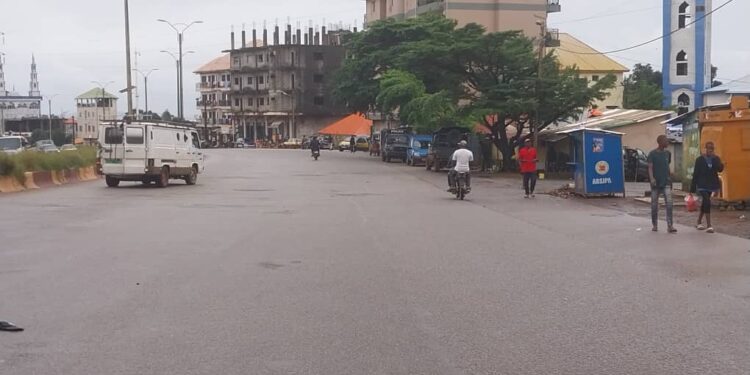 Manifestation à Conakry : le constat sur la route le prince