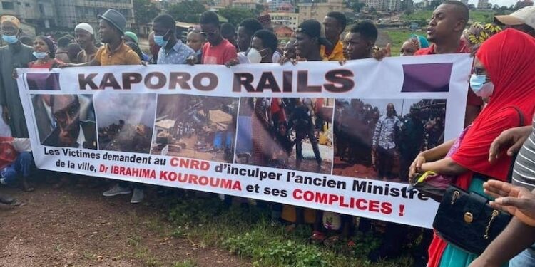 Les victimes de Kaporo rails-Kipé et Dimess disent merci au général Doumbouya pour les 200 hectares à Coyah
