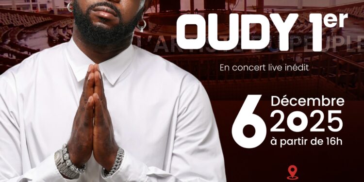 Oudy 1er Déchaîne Abidjan : Le Concert de l’Année au Palais de la Culture !