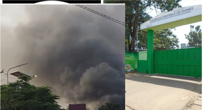 “Non, la Pharmacie Centrale de Guinée n’a pas brûlé : mise au point officielle contre les rumeurs”