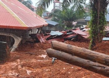 Glissement de terrain meurtrier à Dubréka : deux morts et plusieurs blessés