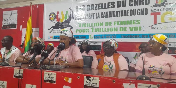 Guinée : les “Gazelles du CNRD” appellent à la candidature du Général Mamadi Doumbouya à la présidentielle de décembre