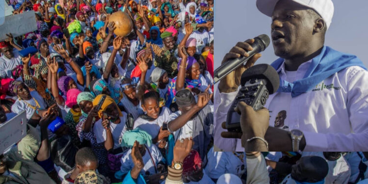 Tougué : accueil triomphal pour le Directeur préfectoral de campagne présidentielle de la GMD et sa délégation à Fello Koundoua