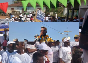 Guinee forestière/Visite du Directeur Régional de Campagne de la GMD à Bowé-Sud : Un Appel à la Mobilisation pour Mamadi Doumbouya