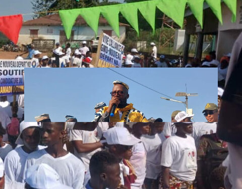 Guinee forestière/Visite du Directeur Régional de Campagne de la GMD à Bowé-Sud : Un Appel à la Mobilisation pour Mamadi Doumbouya